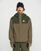 Volcom Mens Snow Jacket Buckthreeeighty