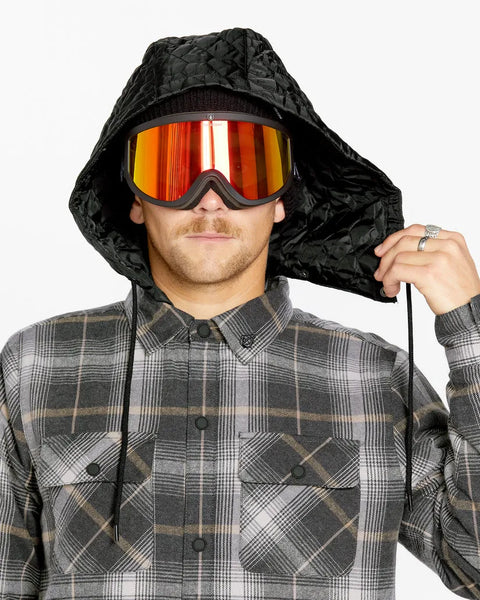 Volcom Mens Snow Layers Insulated Riding Flannel