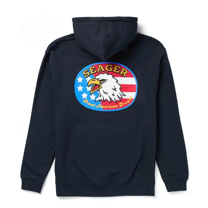 Seager Mens Sweatshirt Great American Dream Hoodie
