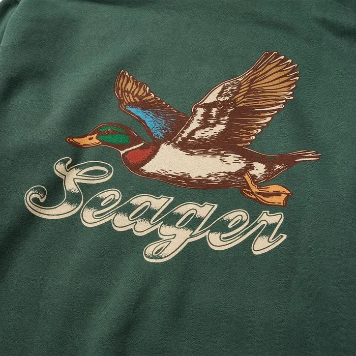 Seager Mens Sweatshirt Greenhead Hoodie