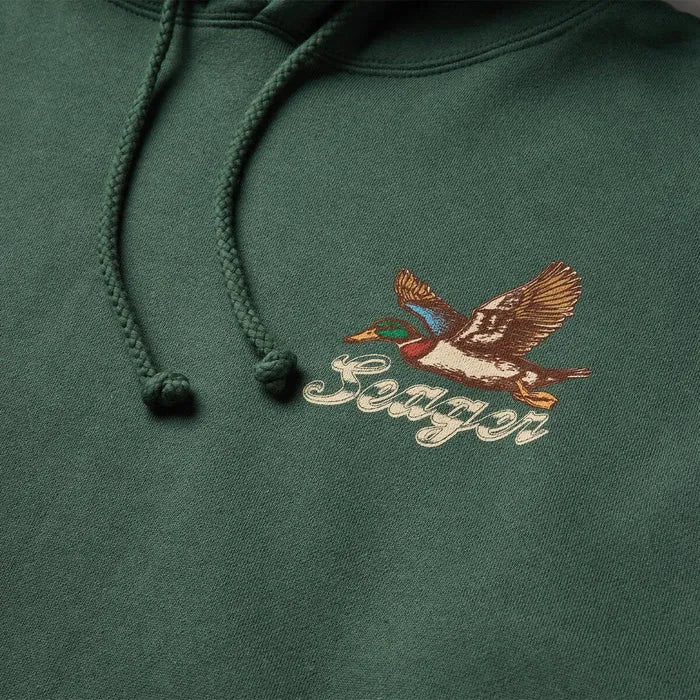 Seager Mens Sweatshirt Greenhead Hoodie