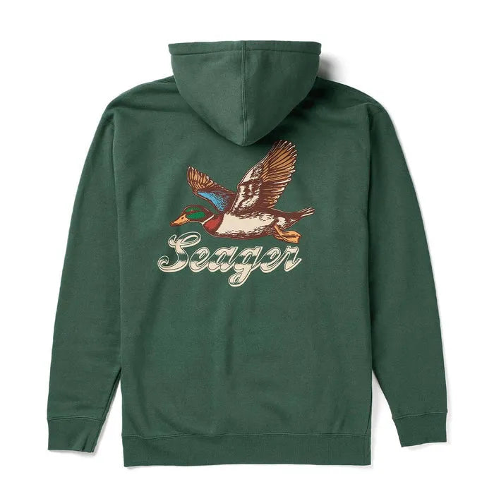 Seager Mens Sweatshirt Greenhead Hoodie