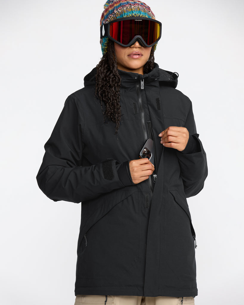 Volcom Womens Snow Jacket Shelter 20K 3D Stretch Insulated