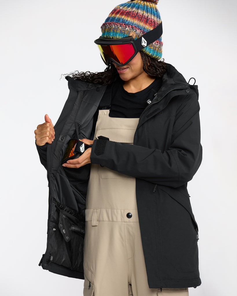 Volcom Womens Snow Jacket Shelter 20K 3D Stretch Insulated