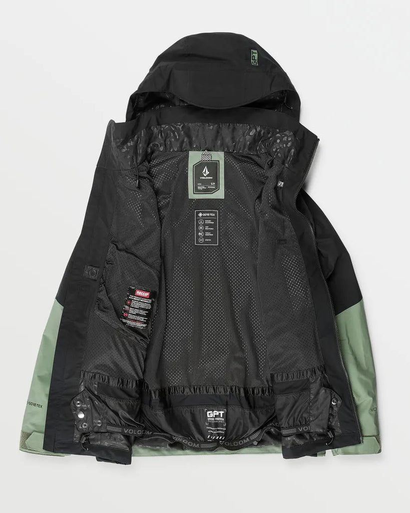 スノーボード VOLCOM 16-17 STRETCH GORE-TEX JKT TEAK Volcom Womens Snow Jacket At Stretch Gore-Tex