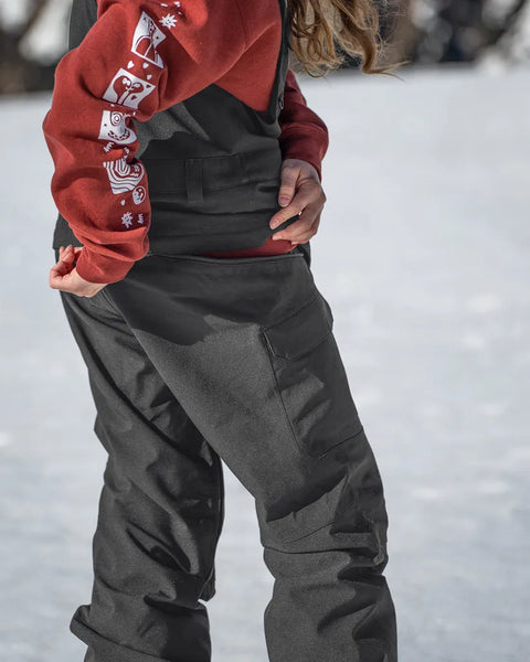 Volcom Womens Snow Pants Creston 3D Stretch Bib Overalls