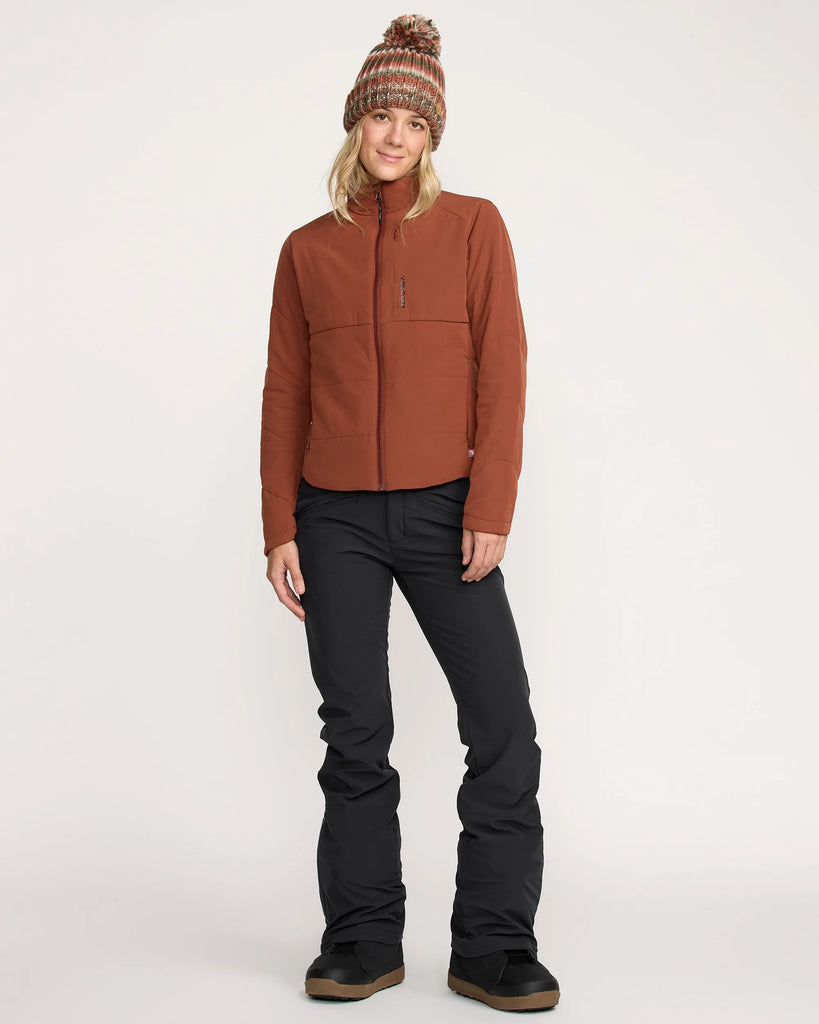 Volcom Womens Snow Pants Battle Stretch High Rise