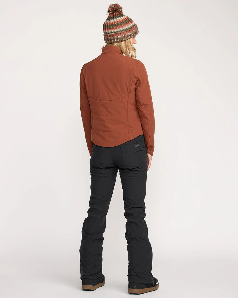 Volcom Womens Snow Pants Battle Stretch High Rise