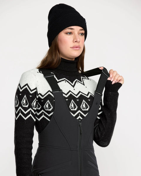 Volcom Womens Snow Pants Battle Stretch Bib Overall