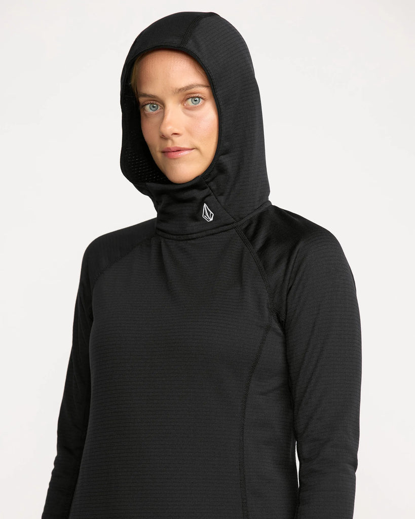 Volcom Womens Snow Layers Gridlock Balaclava Pullover