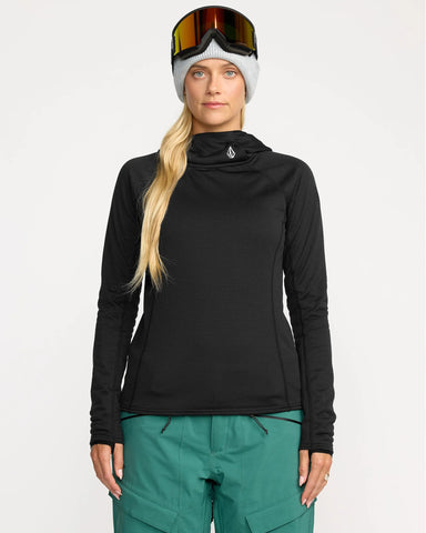 Volcom Womens Snow Layers Gridlock Balaclava Pullover