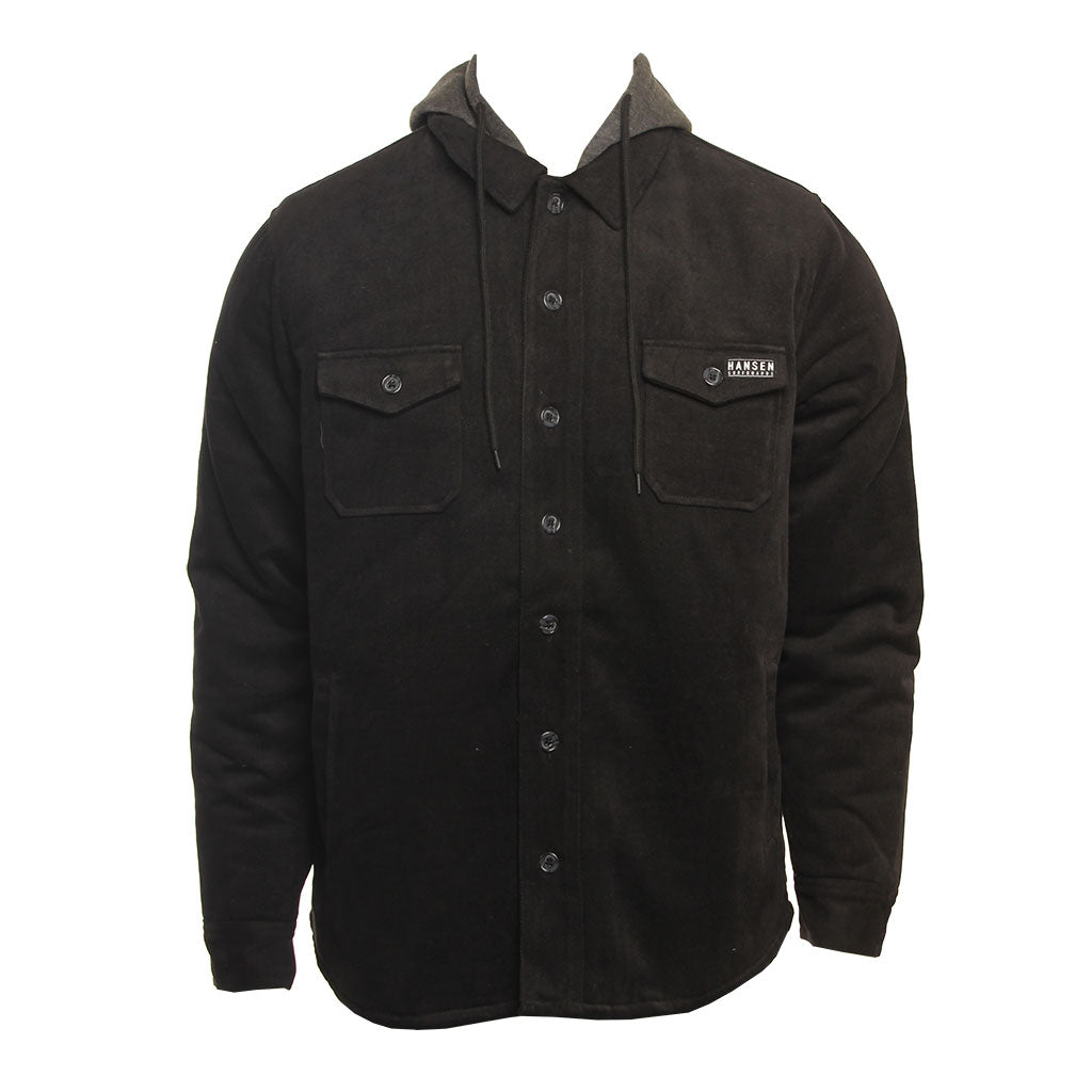 Hansen Mens Jacket Trenton Hooded Sherpa