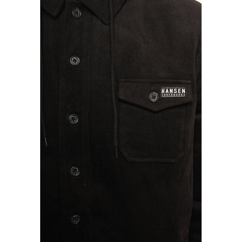 Hansen Mens Jacket Trenton Hooded Sherpa