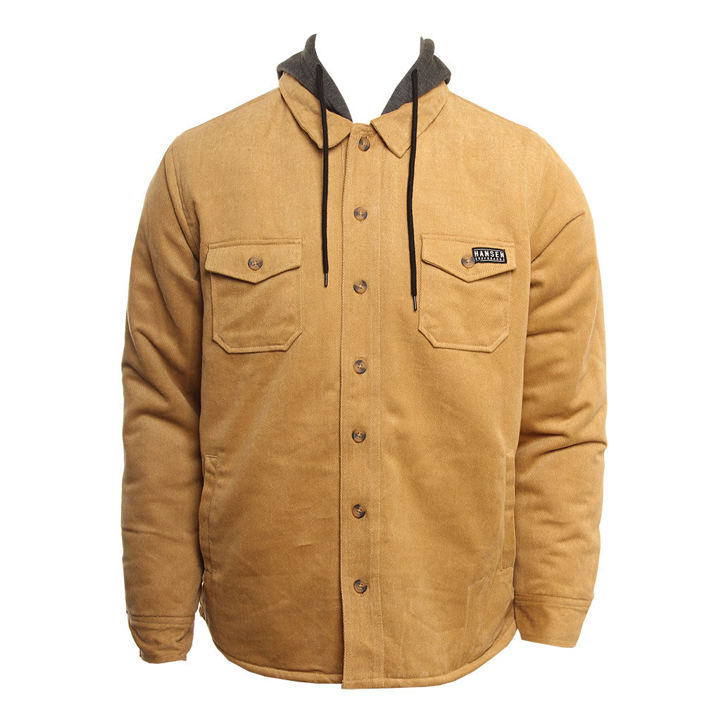 Hansen Mens Jacket Trenton Hooded Sherpa