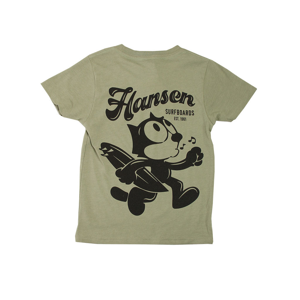Hansen Kids Shirt Hansens Surf Cat