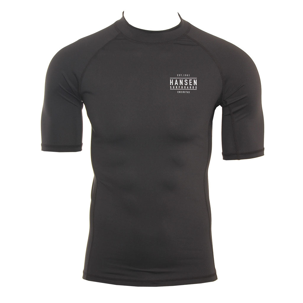 Hansen Mens Rashguard Fuse Short Sleeve