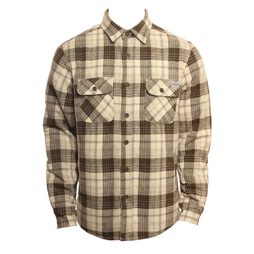 Hansen Mens Shirt David Flannel Sherpa