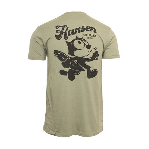Hansen Mens Shirt Hansens Surf Cat