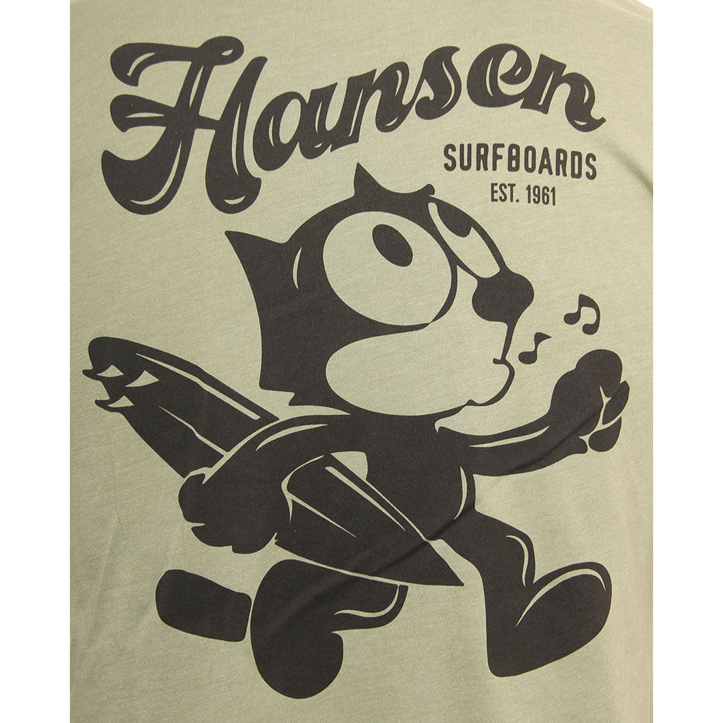 Hansen Mens Shirt Hansens Surf Cat