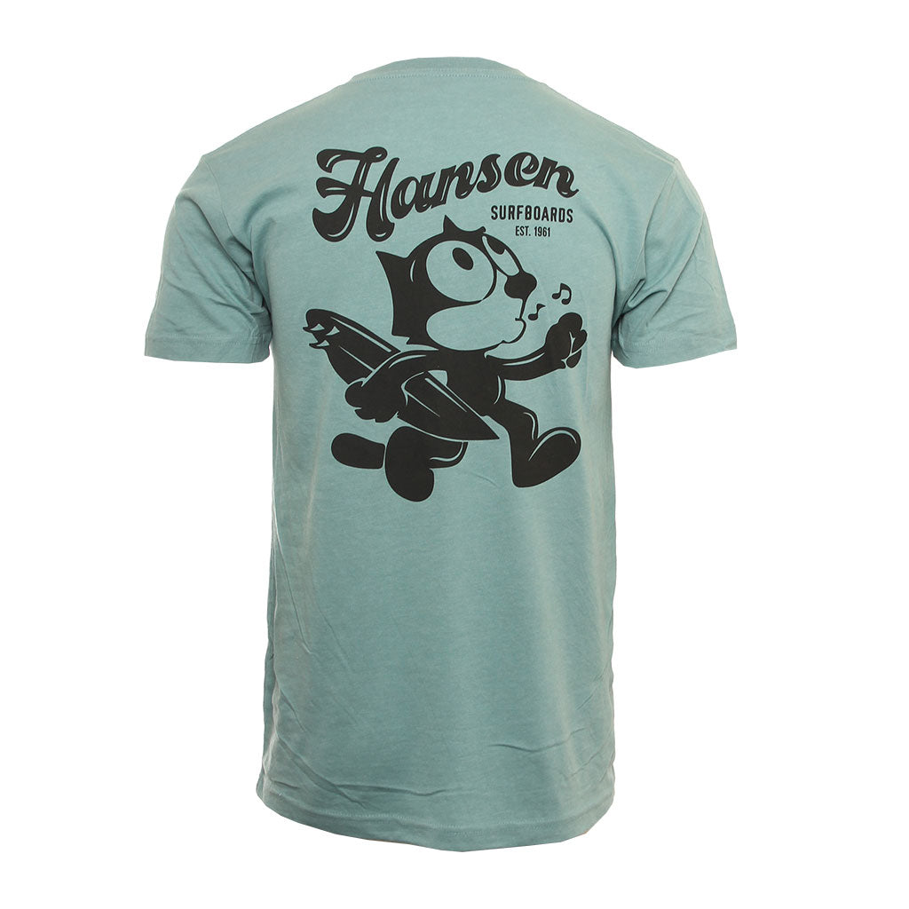 Hansen Mens Shirt Hansens Surf Cat