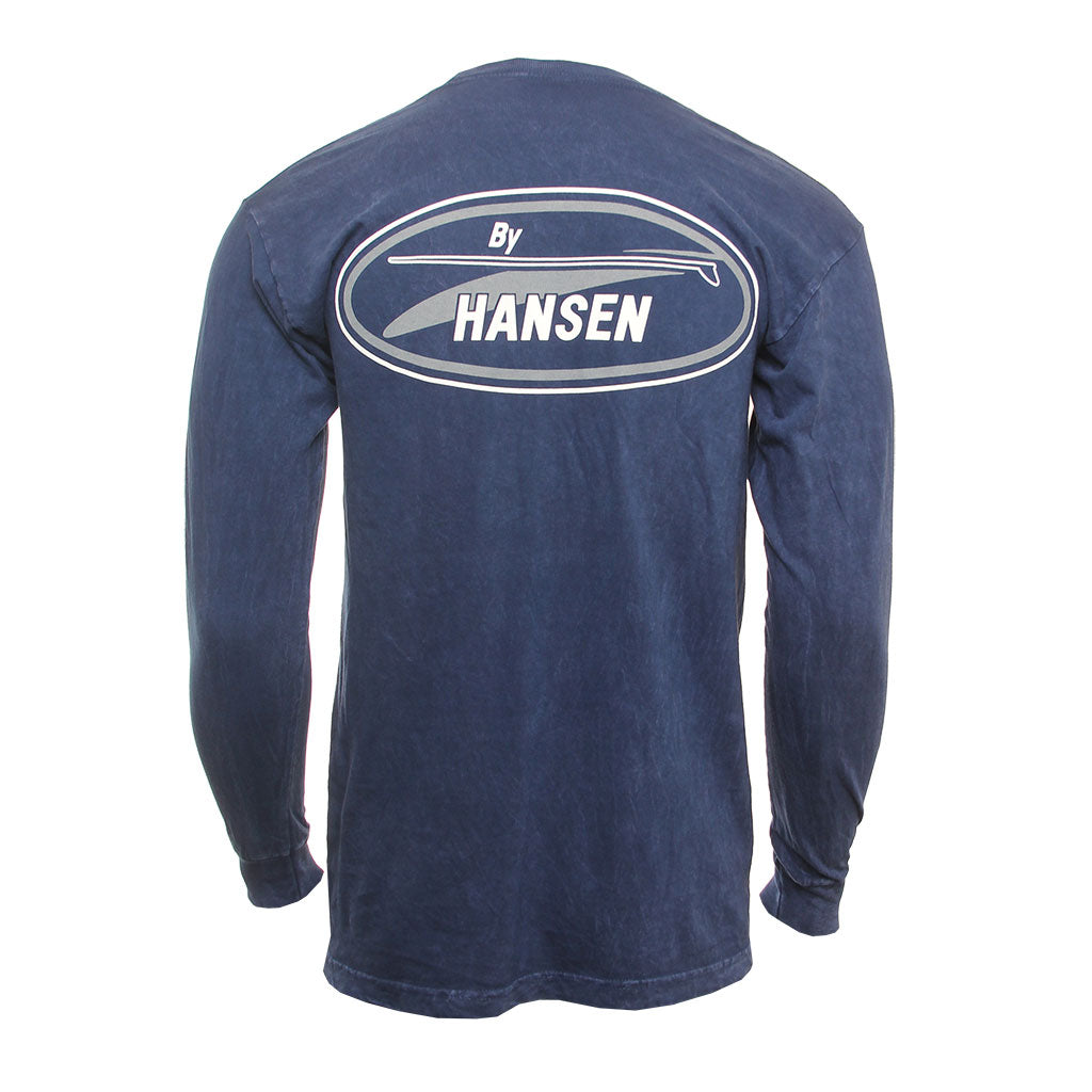 Hansen Mens Shirt Original Logo Saltwater Long Sleeve