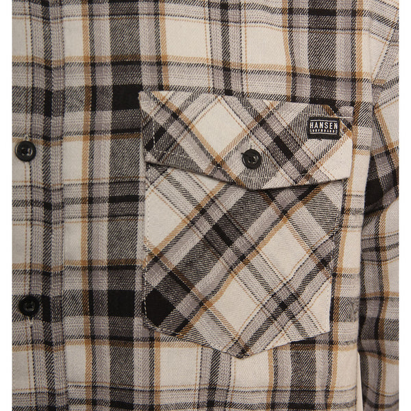 Hansen Mens Shirt Stonewood Flannel