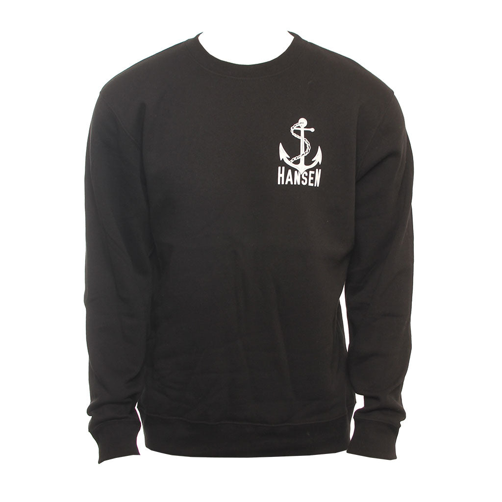 Hansen Mens Sweatshirt Anchor Crew