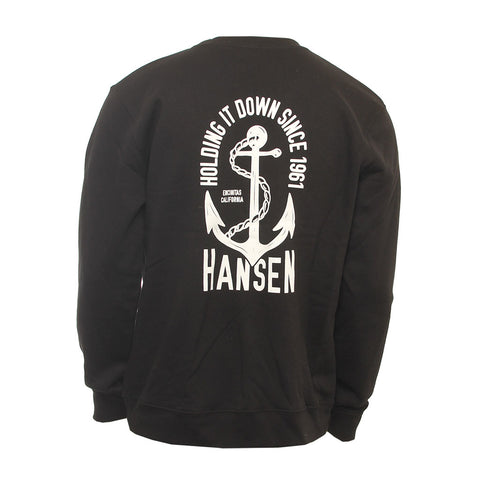 Hansen Mens Sweatshirt Anchor Crew
