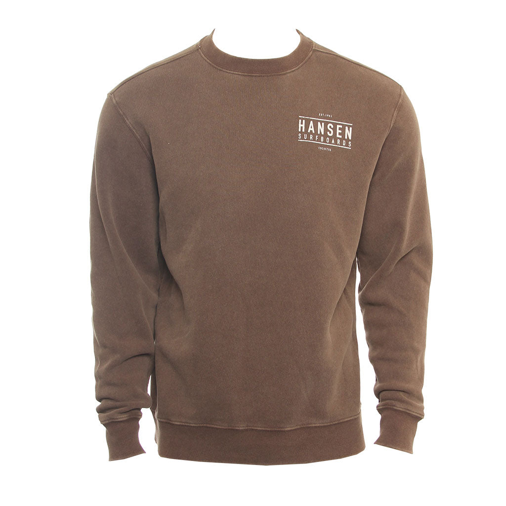Hansen Mens Sweatshirt Box Corp Crew