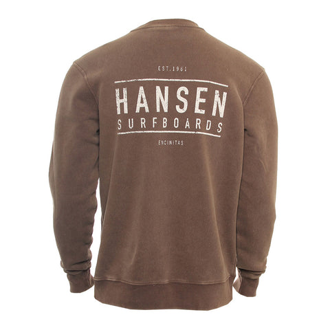 Hansen Mens Sweatshirt Box Corp Crew