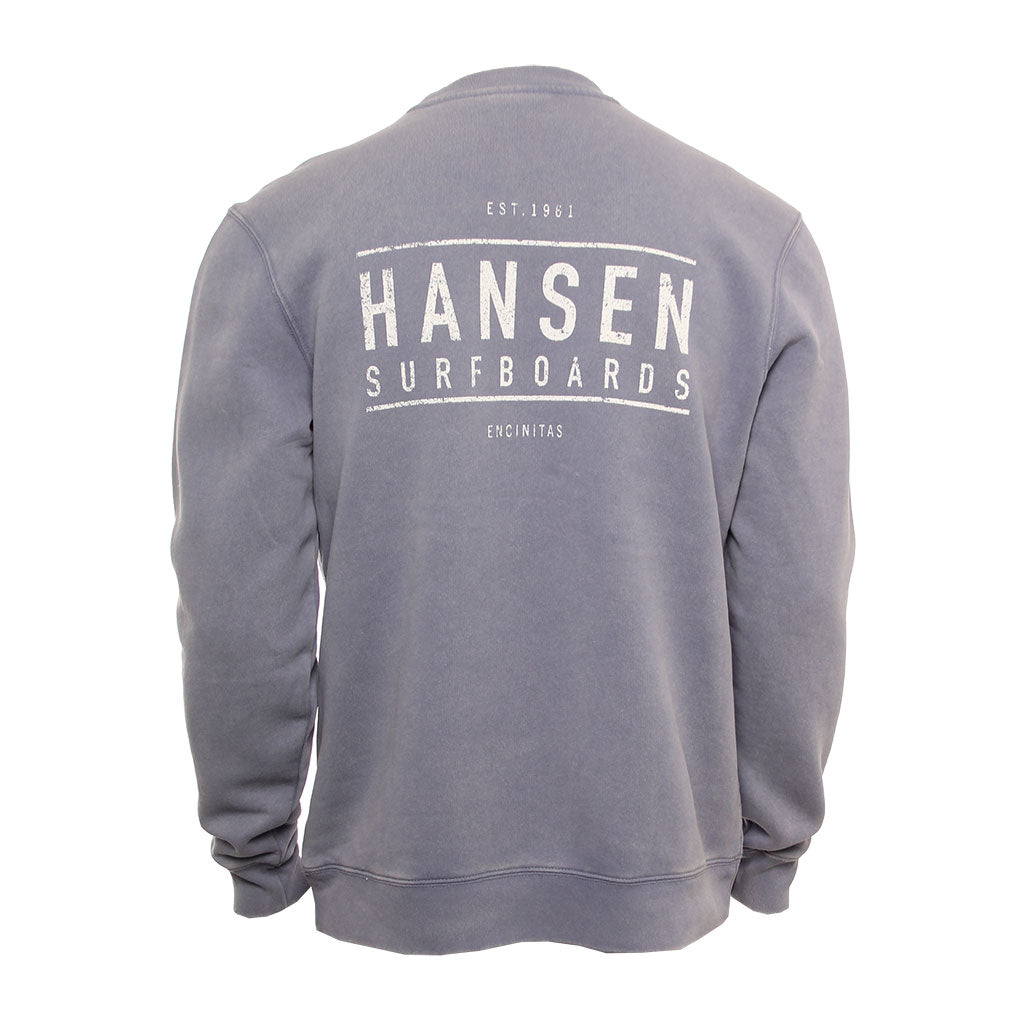 Hansen Mens Sweatshirt Box Corp Crew