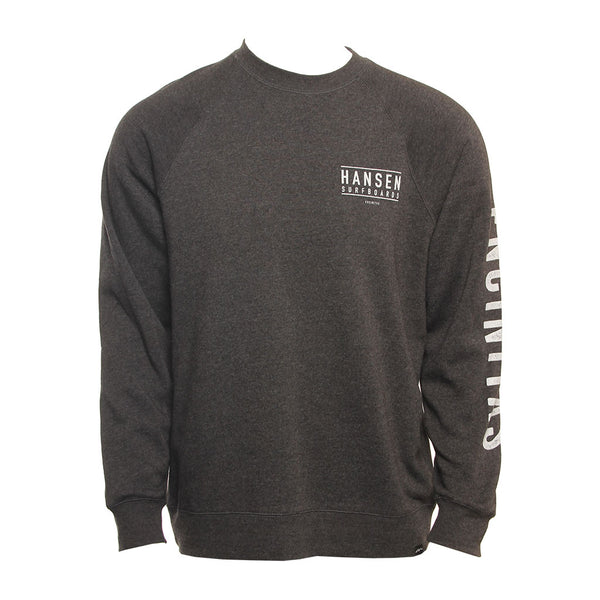 Hansen Mens Sweatshirt Box Logo Crew