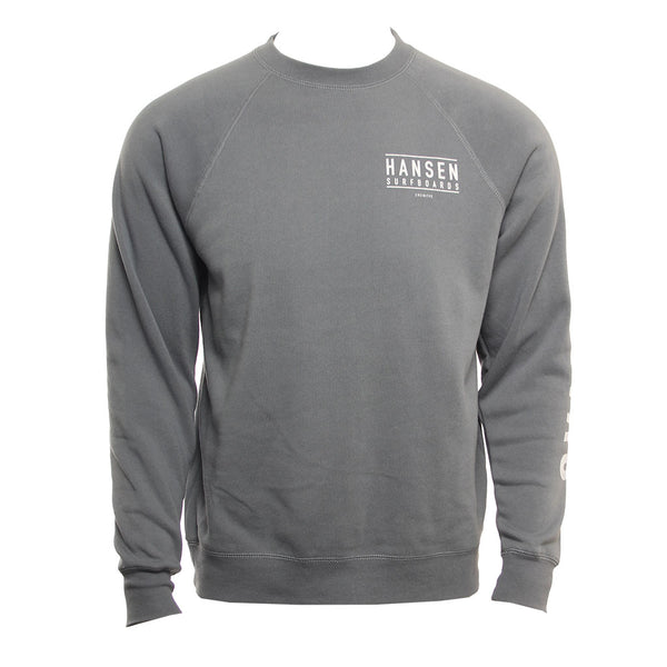 Hansen Mens Sweatshirt Box Logo Crew