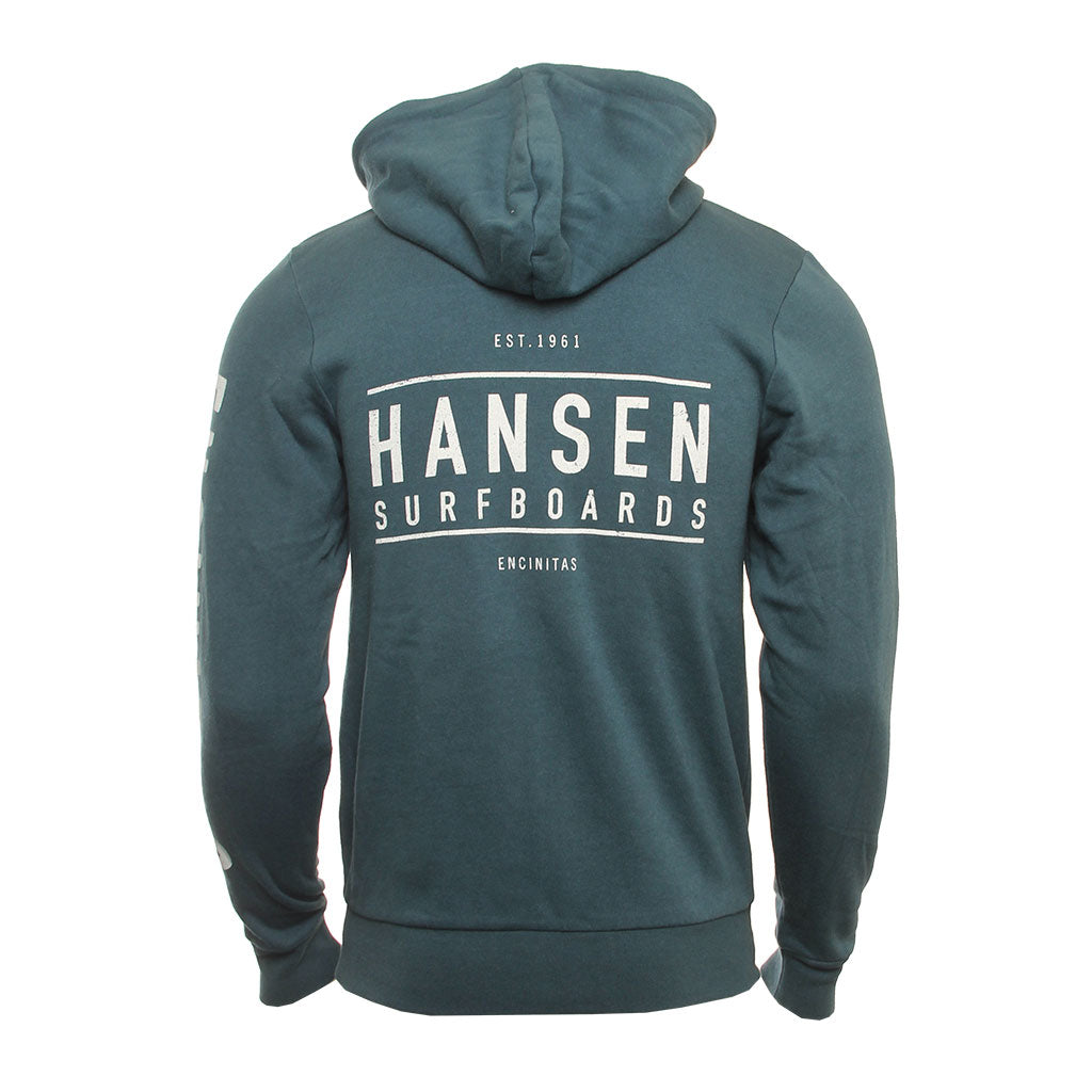 Hansen Mens Sweatshirt Box Corp Zip