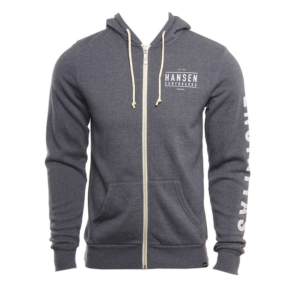 Hansen Mens Sweatshirt Box Corp Zip