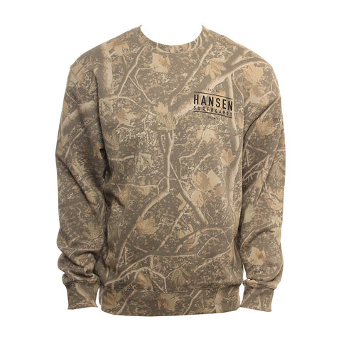 Hansen Mens Sweatshirt Hansen Box Logo Crew