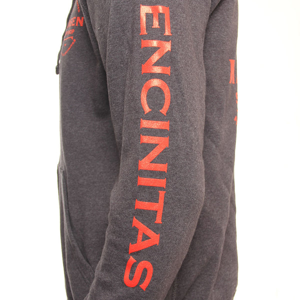Hansen Mens Sweatshirt Highway Logo Zip Hood