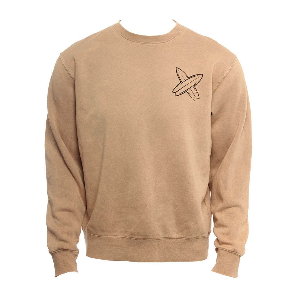 Hansen Mens Sweatshirt Marks The Spot Crew