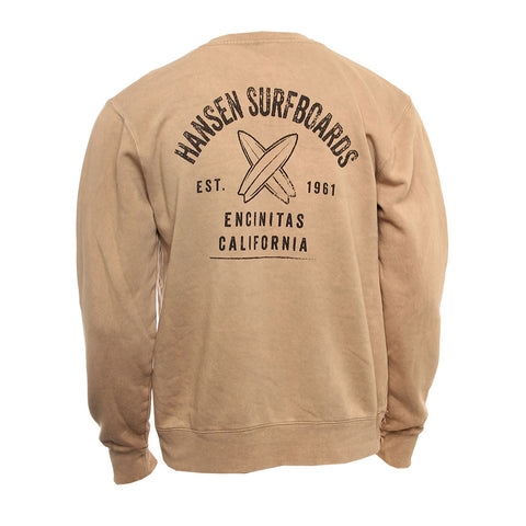 Hansen Mens Sweatshirt Marks The Spot Crew