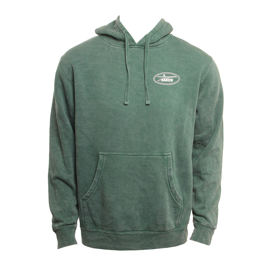 Hansen Mens Sweatshirt Original Logo Saltwater Hooded