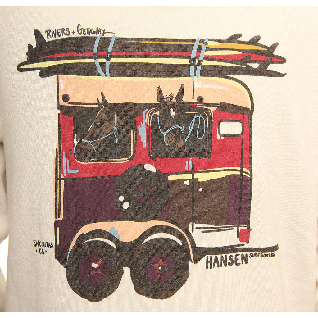 Hansen Mens Sweatshirt River Getaway Hoody