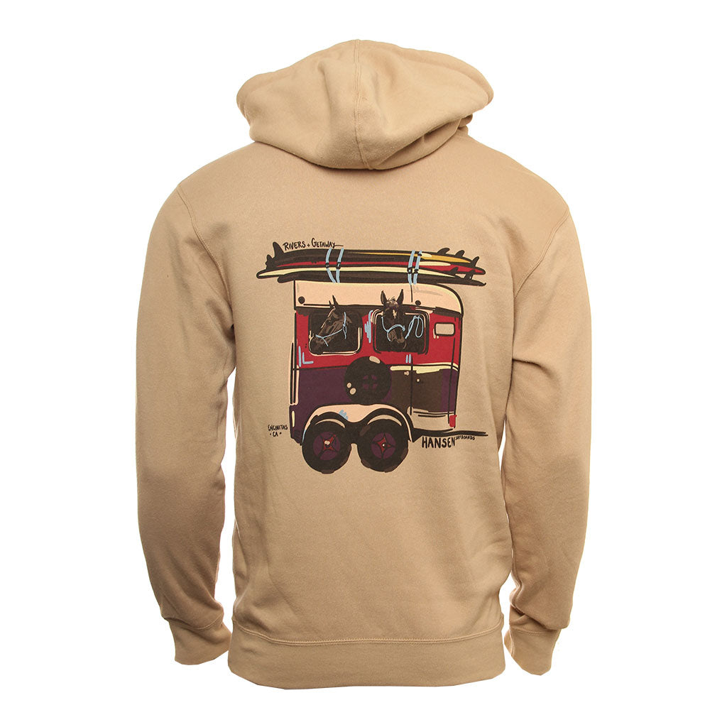 Hansen Mens Sweatshirt River Getaway Hoody