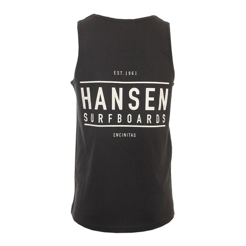 Hansen Mens Tank Top Hansen Box Logo