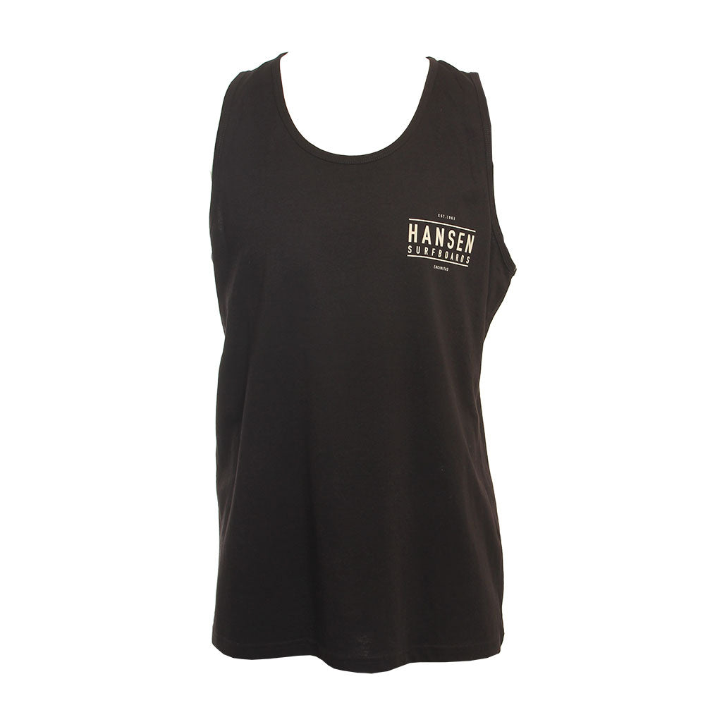 トップス Hansen Hansen Mens Tank Top SD Map – Hansen Surfboards