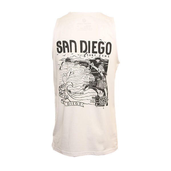 Hansen Mens Tank Top SD Map