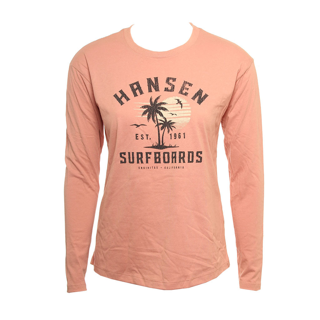 Hansen Womens Shirt Imbibe Relaxed Long Sleeve