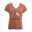 Hansen Womens Shirt Imbibe V Neck