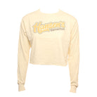 Hansen Womens Shirt Offset Thrift Shop Long Sleeve Crop