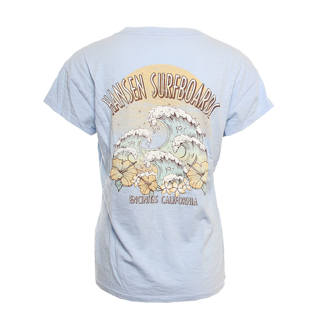 Hansen Womens Shirt Turn Around V Neck