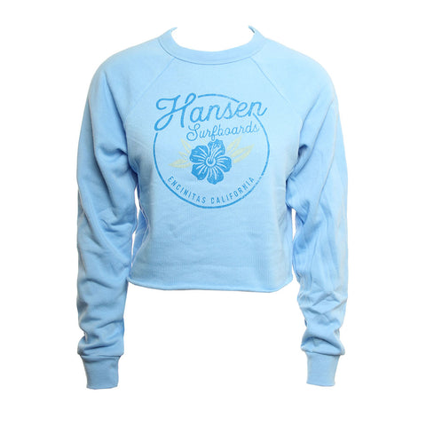 Hansen Womens Sweatshirt Bliss Cropped